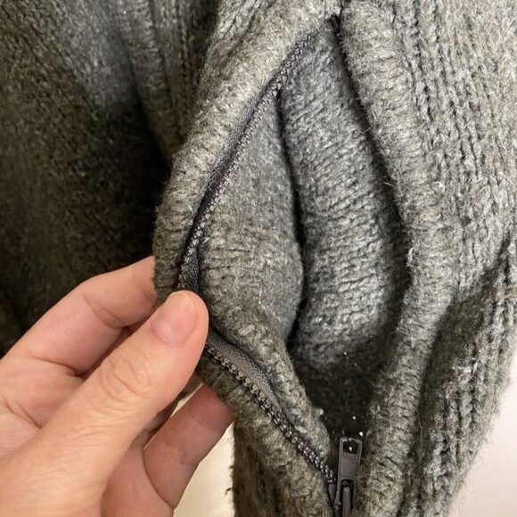 Royal Robbins M Wool-Blend Zip Cardigan Jacket Grandpa Sweater Vintage - Picture 6 of 8